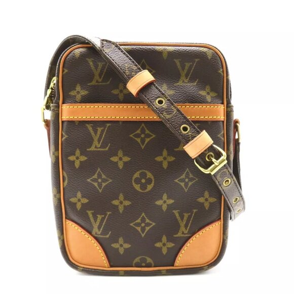 LOUIS VUITTON Danube shoulder crossbody bag Monogram Used LV - Picture 1 of 12